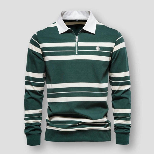 Sky Madrid Conway Long Sleeve Polo