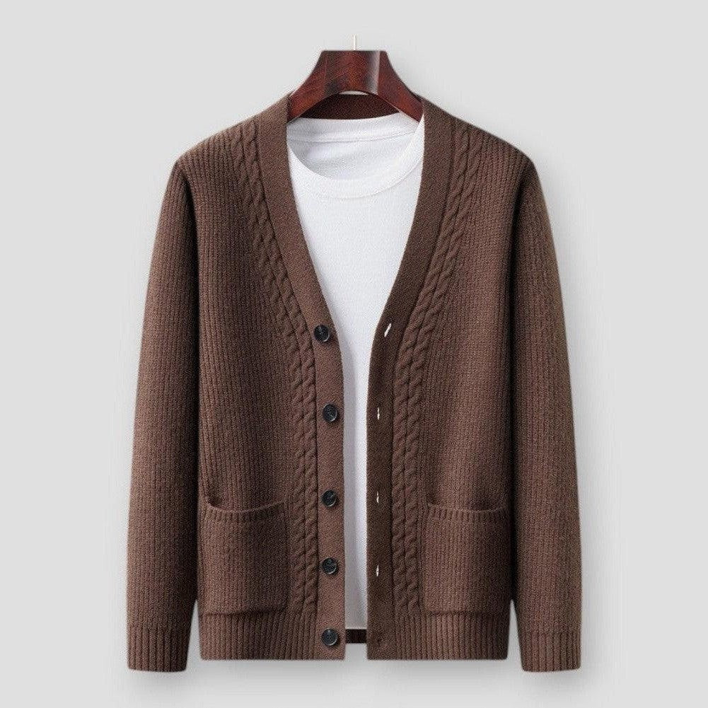 Sky Madrid Davis Long Sleeve Knitted Cardigan