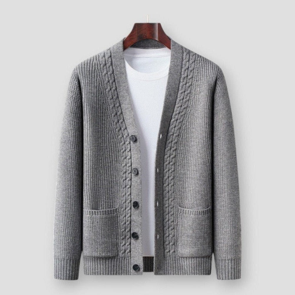 Sky Madrid Davis Long Sleeve Knitted Cardigan