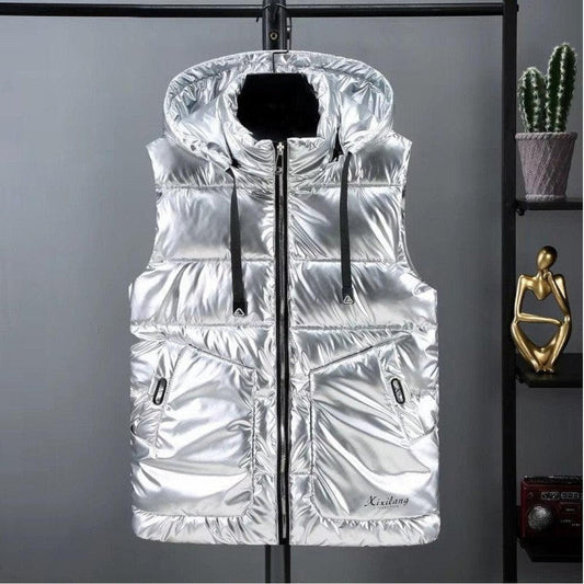 Sky Madrid Eugene Sleeveless Hooded Warm Vest