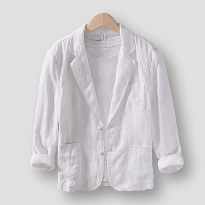 Sky Madrid Humboldt Linen Blazer