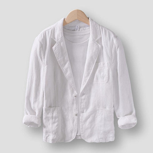 Sky Madrid Humboldt Linen Blazer
