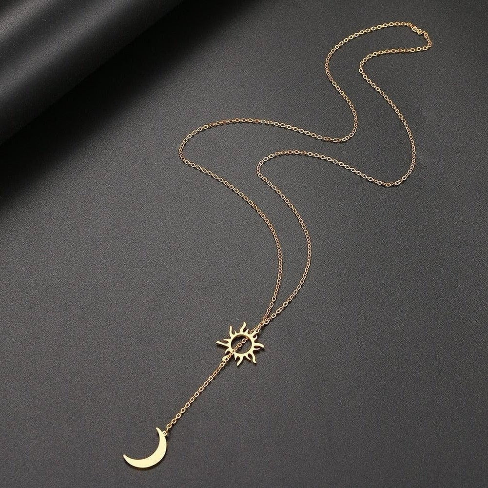 Sky Madrid Irvine Sun &Amp; Moon Necklace
