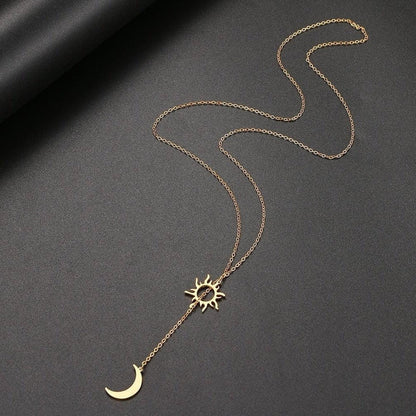 Sky Madrid Irvine Sun &Amp; Moon Necklace