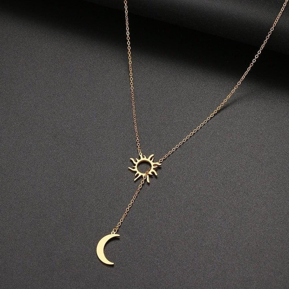Sky Madrid Irvine Sun &Amp; Moon Necklace