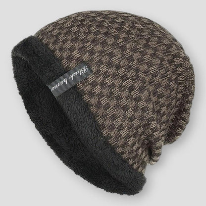 Sky Madrid Lacey Fleece Beanie