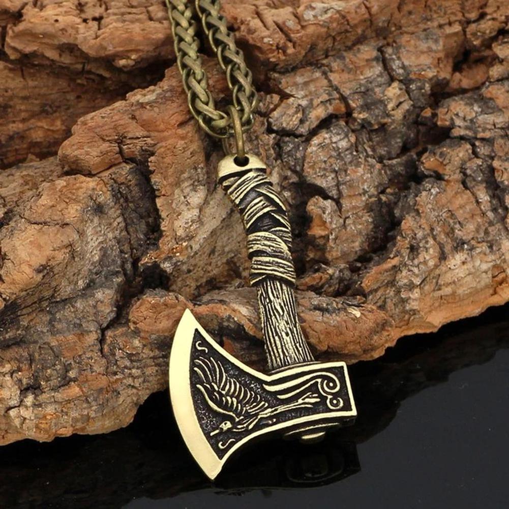Sky Madrid Odin'S Axe Pendant Necklace