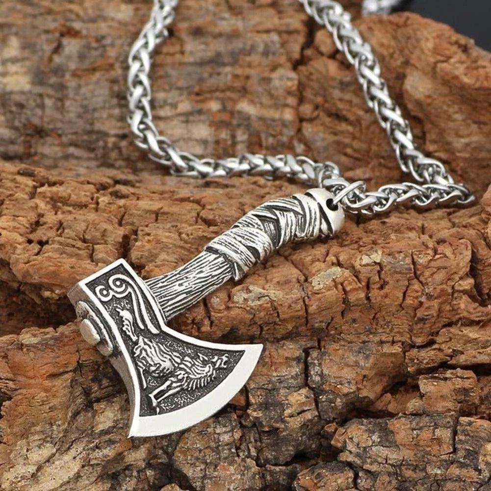 Sky Madrid Odin'S Axe Pendant Necklace