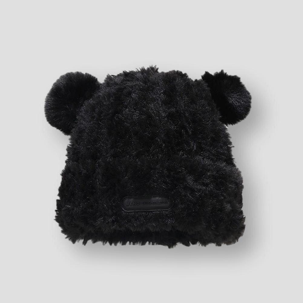 Sky Madrid Plush Bear Beanie