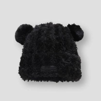 Sky Madrid Plush Bear Beanie