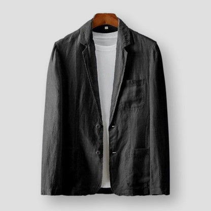 Sky Madrid Pocket Linen Blazer
