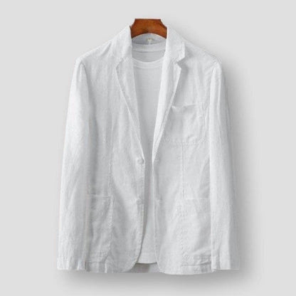 Sky Madrid Pocket Linen Blazer