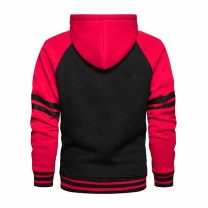 North Royal Striped Pocket Hoodie