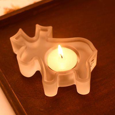 2 Kinds Glass Candle Holder Xmas   Christmas Party