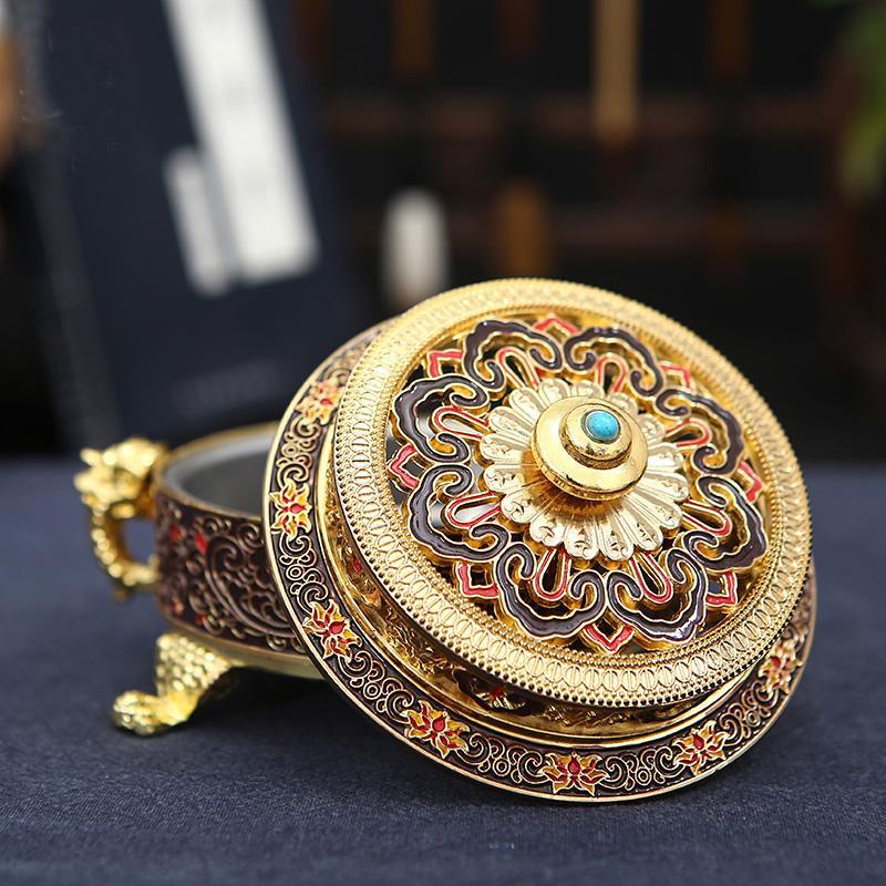 All-Metal Incense Holder Incense Burner Home Indoor Aromatic Creative Tea Ceremony Ornaments