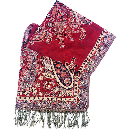 Ethnic Spring And Summer Shawl  Women'S Sunscreen Scarf Tibet Desert Warm Cloak In Autumn And Winter
