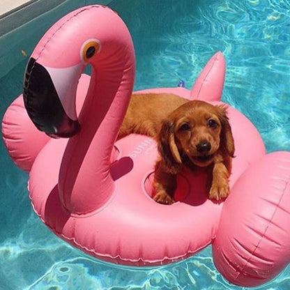 Flamingos Inflatable Floating With 4 Cups Holder Swimming Toy