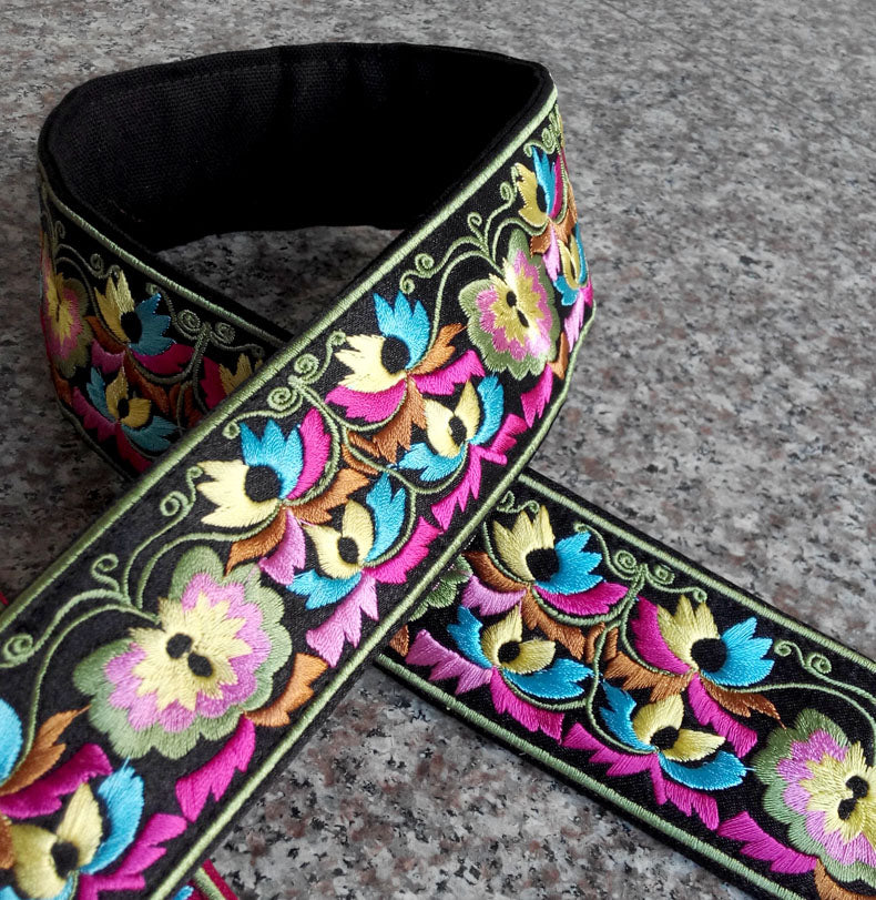 Original Retro Ethnic Style Embroidery Wide Belt Women'S Embroidery Lace New Clothing Accessories Waistband