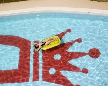 Pineapple Inflatable Floating Drainage Supplies Floating Bed Swimming Toy