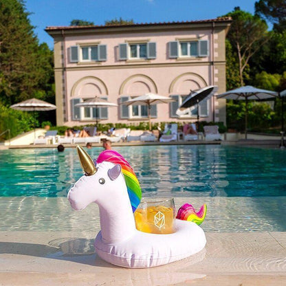 Unicorn Inflatable Floating Drink Holder Swimming Toy