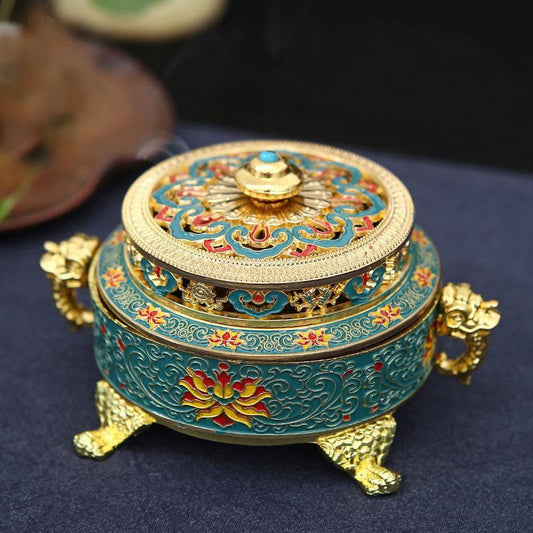 All-Metal Incense Holder Incense Burner Home Indoor Aromatic Creative Tea Ceremony Ornaments