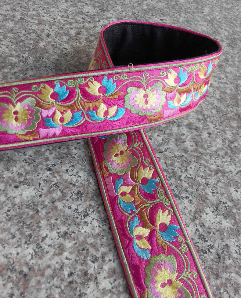 Original Retro Ethnic Style Embroidery Wide Belt Women'S Embroidery Lace New Clothing Accessories Waistband