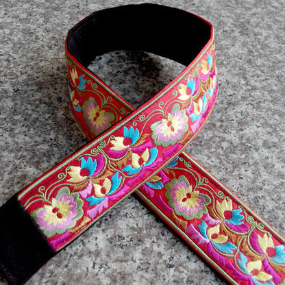Original Retro Ethnic Style Embroidery Wide Belt Women'S Embroidery Lace New Clothing Accessories Waistband