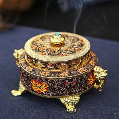 All-Metal Incense Holder Incense Burner Home Indoor Aromatic Creative Tea Ceremony Ornaments