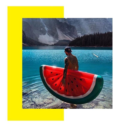 Half Watermelon Inflatable Floating Swimming Toy