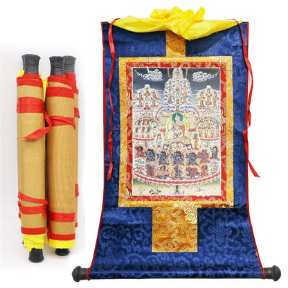 Tibetan Thangkas Tibetan Hand Painted Buddhism Accessories Religious Scroll Wall Painting Decoration Home