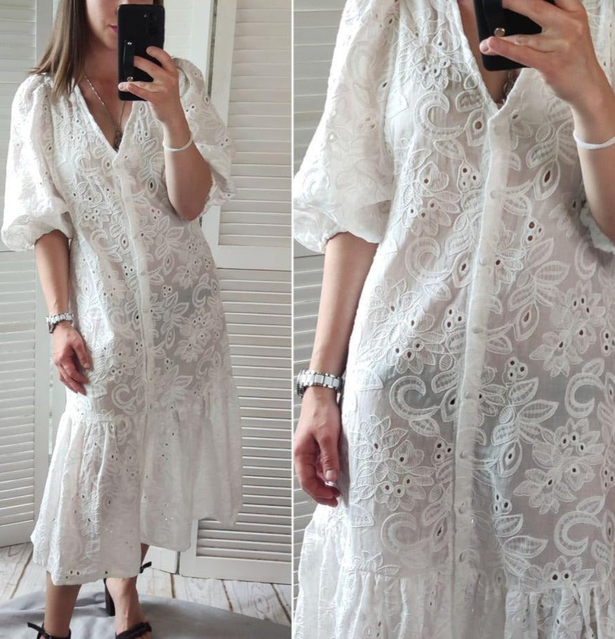 V-Neck Vesti Dress