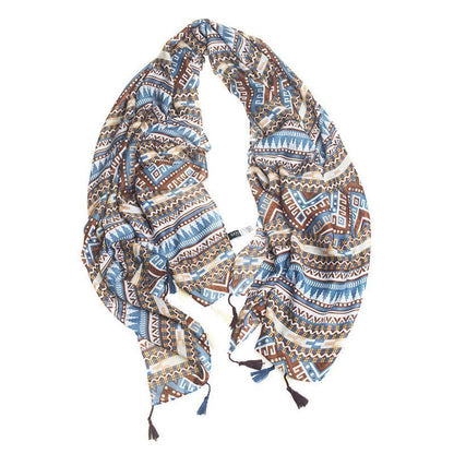 Vintage Bohemia Tassel Beach Sun Protection Shawls Air Conditioning Scarfs
