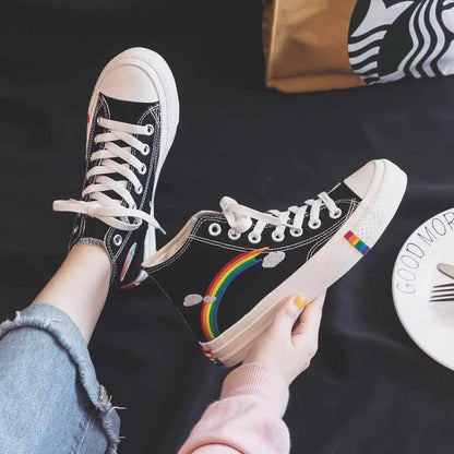 Sky Madrid Vulcanized Rainbow Sneaker