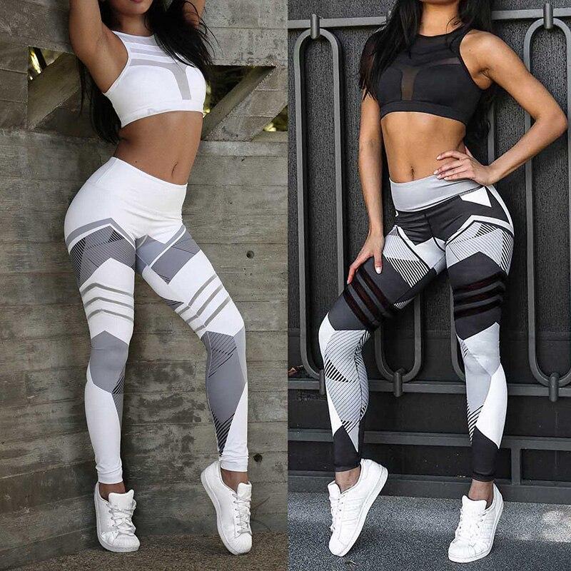 Yoga Pants  Leggings Sport Women Fitness Legging Slim Stretch Running Tights Gym Leggings Ropa Deportiva Mujer Size