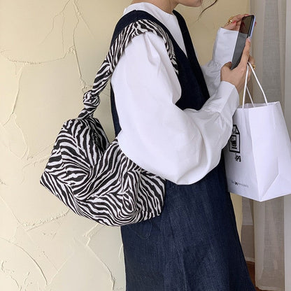Chic Casual Soft Knotted Shoulder Bag