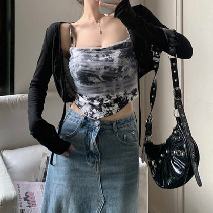 Vesty - Sexy Mesh Layering Cami Top - Fashion &amp; Artistic
