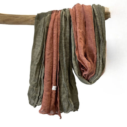 Scarvii - Big Color-Block Scarf - All-Season Style