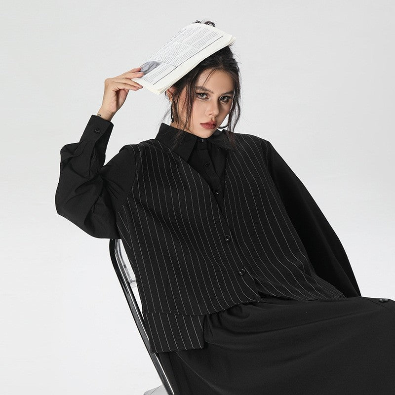 Striped Long Sleeve Dress