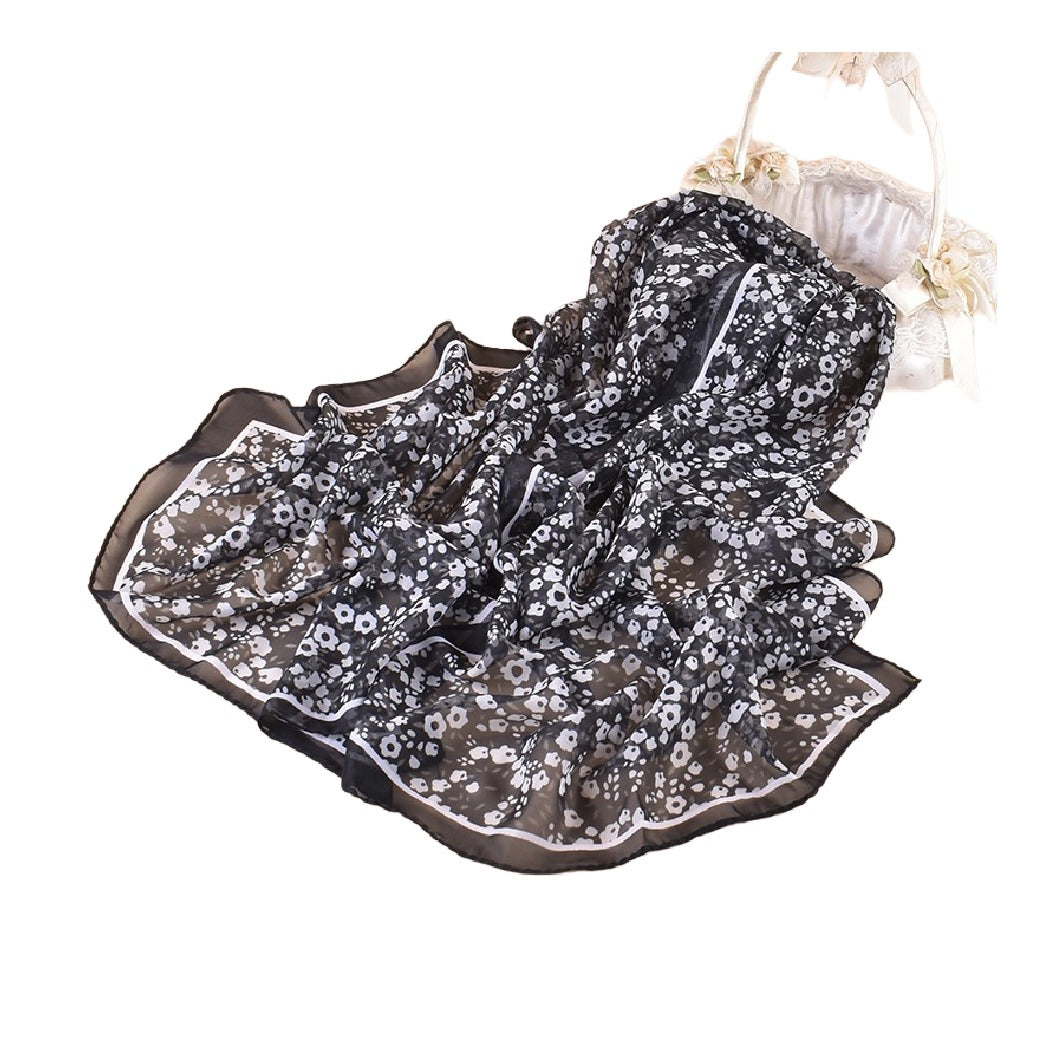 Scarvii - Fashion Floral Soft Scarf - Elegant &amp; Pretty