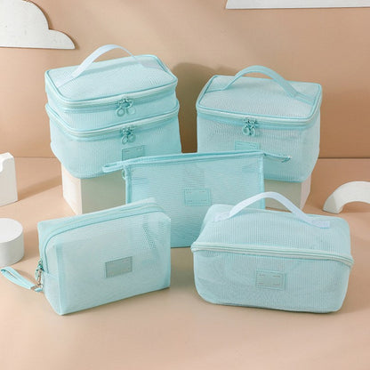 Simple Mesh Large Capacity Make Up Bags
