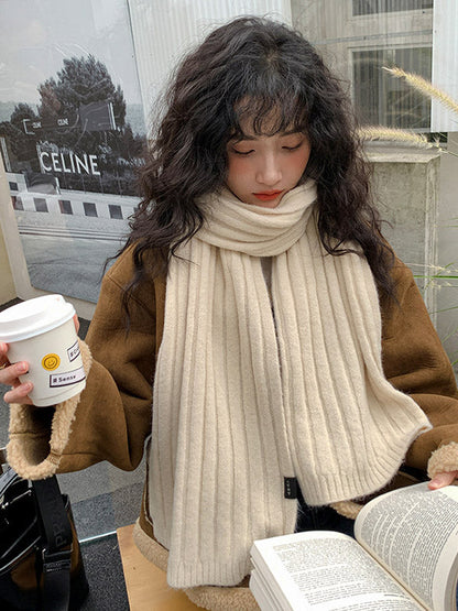 Casual Simple 5 Colors Knitting Scarf