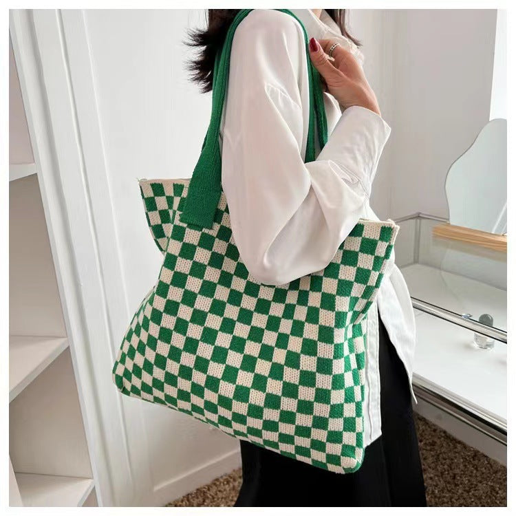 Crochet Tote Bag Large Capacity Tote Bag