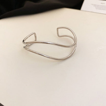 Metal Irregular Opening Bracelet