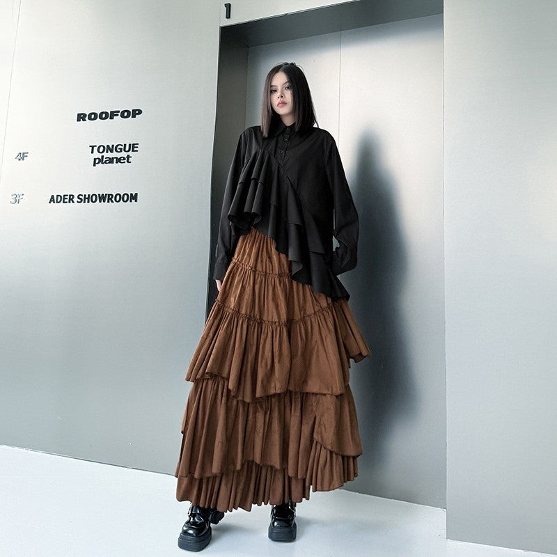 Loose Fleece Lined Cake Skirt