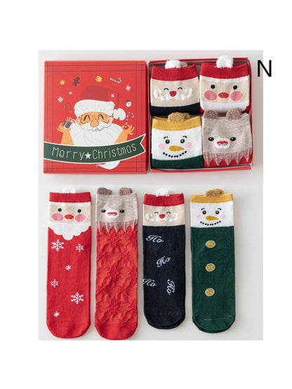 Rufia - Christmas Socks Gift Box Set - Cute &amp; Festive