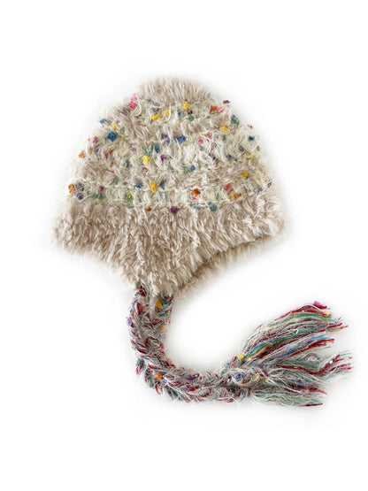 Haila - Knitted Plush Beanie with Earflap