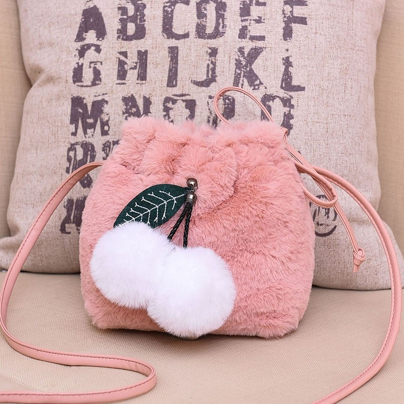 Plush Cute Fashion Large-Capacity Shoulder Bag