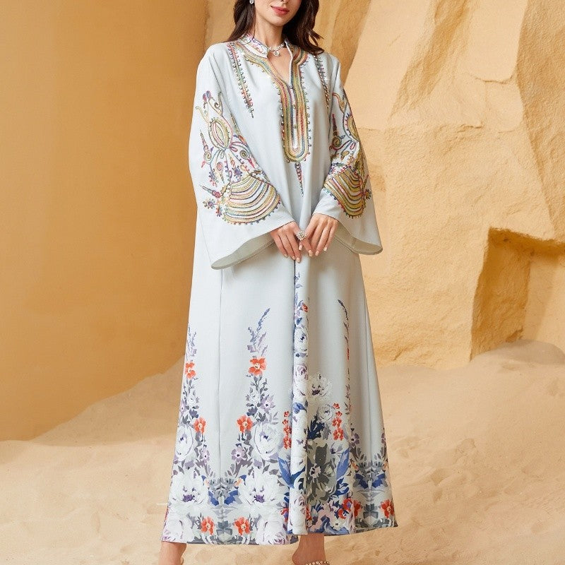 Muslim Rope Embroidered Robe