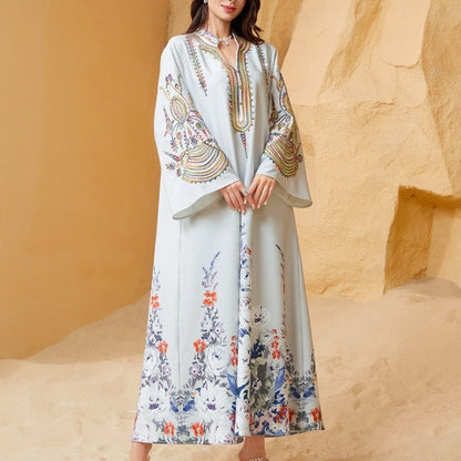 Muslim Rope Embroidered Robe