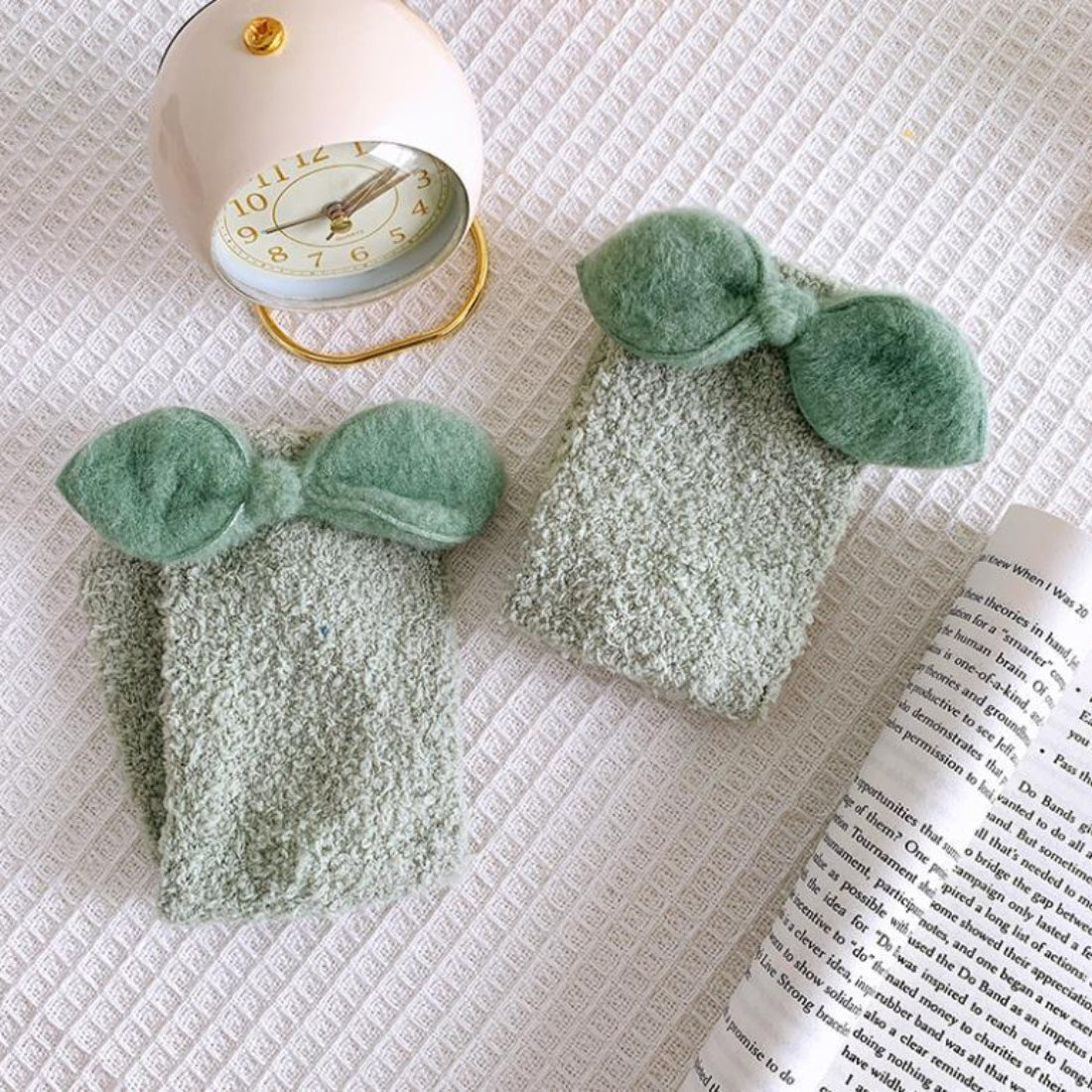 Rufia - Colorful Bowknot Toweling Socks